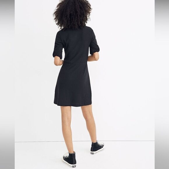 Madewell Cross-Front Button Dress Size Small - Picture 3 of 9